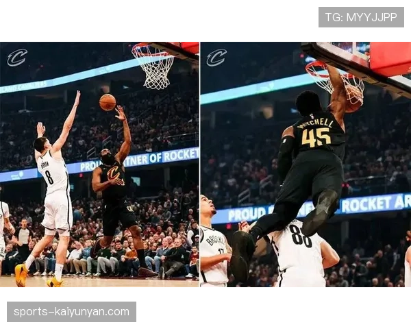 米切尔无球跑动占比提升，拉开骑士外线空间效率